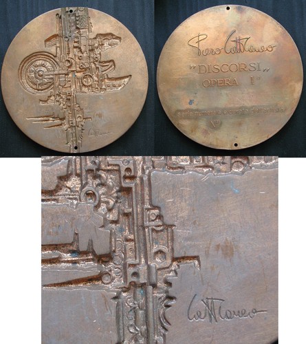 Medaglione artistico scultura - medaglione,