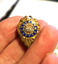 Bottone spilla ottone smaltato