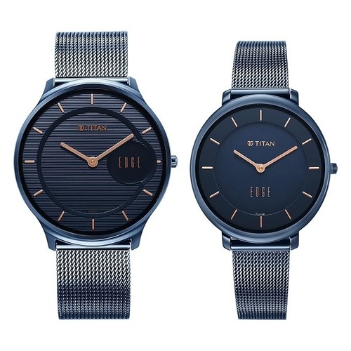 Coppia orologi titan edge - coppia,