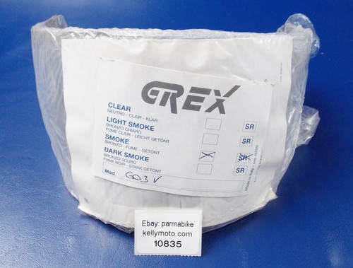 Visiera per casco - grex, fumè