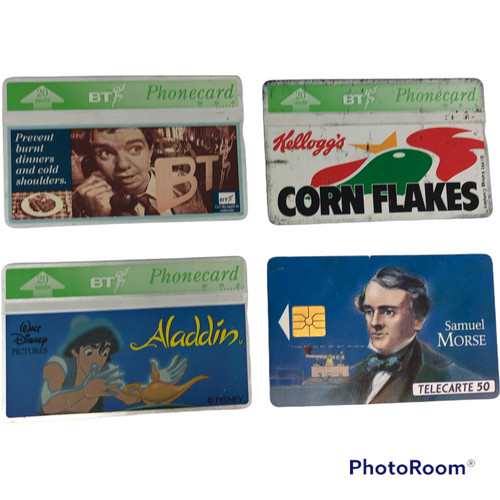 Vintage phonecards corn - vintage,