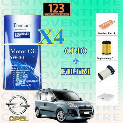 Kit tagliando opel combo x12 - opel,