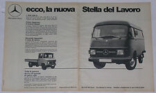 Advert Pubblicità 1972 MERCEDES L 206 D / L 508 D