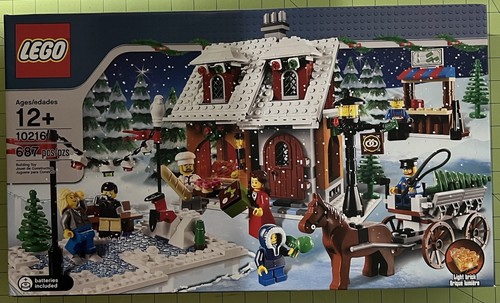 Lego winter village bakery - village,