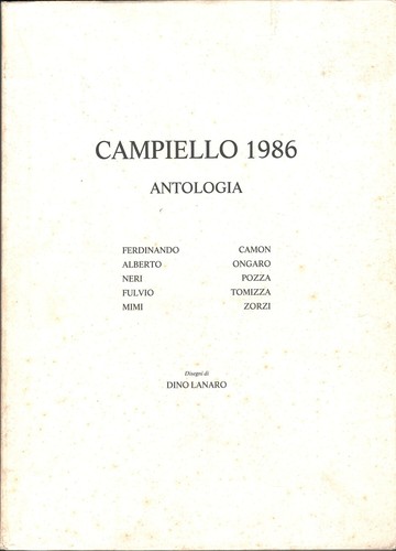 Antologia campiello 1986 - antologia,