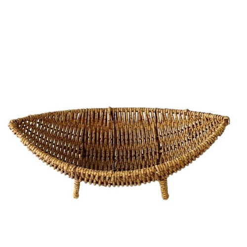Cesto rattan intrecciato - in,