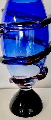 Vaso grande vetro artistico - vaso,