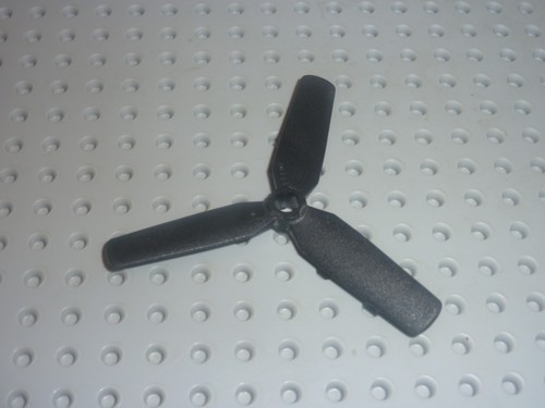 Lego black propeller blade 9 - black,
