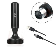 Linq Antenna TV 68dbi DVB-T2 X2668 amplificata Usb portatile per casa auto campe