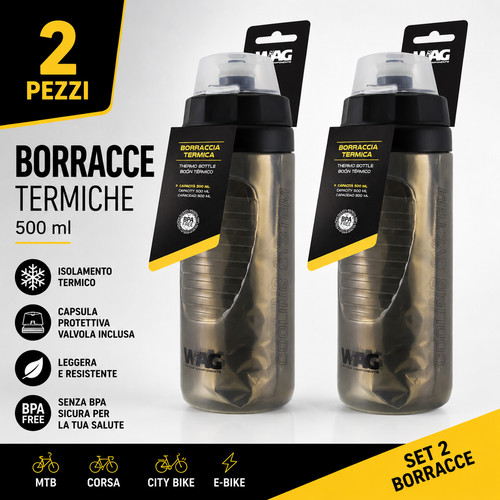 Coppia borracce termiche - borracce,