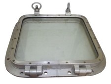 RARO OBLÒ DA COLLEZIONE A FORMA QUADRATA ORIGINALE NAVE PILOTA IN METALLO PESANTE