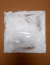 Formella Vetro Murano Bianco