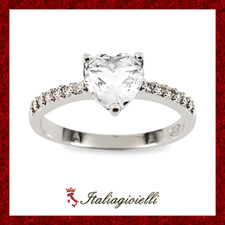 Principesco anello cuore - cuore, in