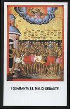 santino-holy card SS.QUARANTA MM.DI SEBASTE