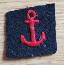 Antico fregio ricavato da divisa Marina Militare Italiana