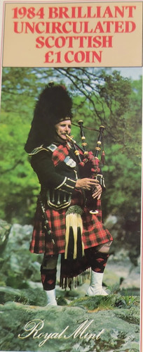 Scozia sterlina 1984 moneta - scozia,