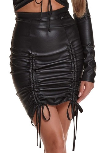 Minigonna donna nera in - da,
