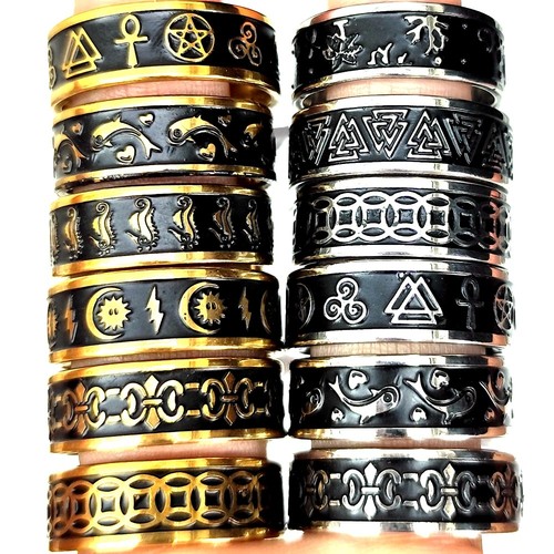 Pezzi anelli gotici wicca - 30,