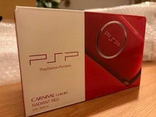 Console Sony PSP-3000 rosso radiante nuova con scatola mai usata