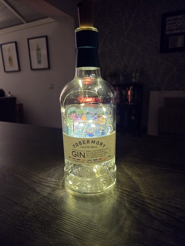 Lampada bottiglia gin