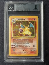 Charizard 4/102 BGS 8 Prima Edizione Set Base Pokemon ??
