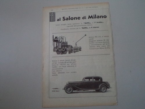 Advertising pubblicità 1934 - pubblicità,