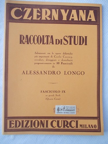Czernyana raccolta studi x - raccolta,