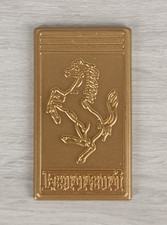 FERRARI - STEMMA IN METALLO - 6X3,4 CM - CAVALLINO - 50 GRAMMI