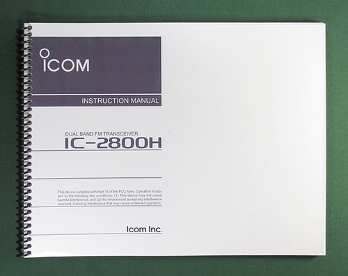 Manuale istruzioni icom - manuale,