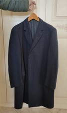 Cappotto uomo blu, in lana
