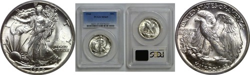 Mezzo dollaro 1944 - , walking