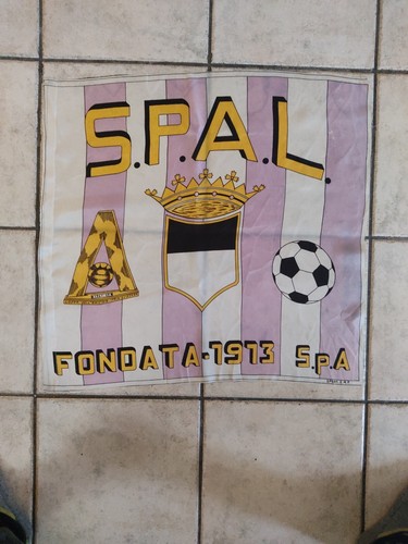 Bandiera calcio seta spal - bandiera,