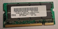 Ibm Ram 512 2.5v 133mhz PC2100S-2533-0