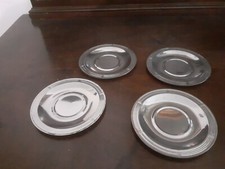 ✅💯4 sottobicchieri vintage in acciaio inox