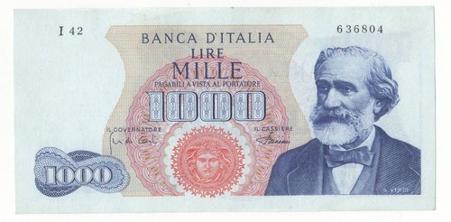 1000 lire giuseppe verdi - 1000,