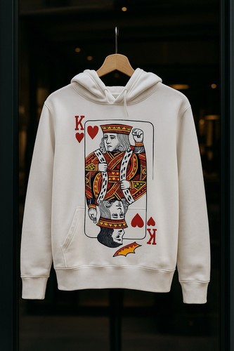 Felpa king poker di - king,