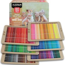 Set di 180 matite colorate per