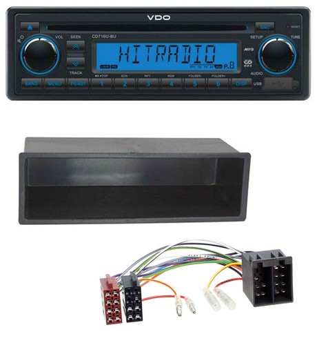 Autoradio vdo aux - mp3, 1din