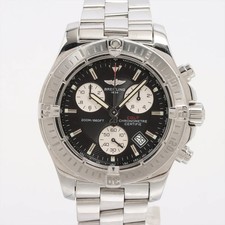 Breitling Colt Cronografo A73380 SS SS QZ Quadrante Nero