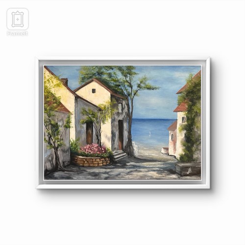Quadro olio tela - olio, su