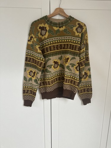 Pull kenzo fairisle tournesols - pull,