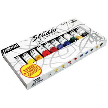 Scatola set colori acrilici - set,