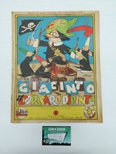 Gli albi del vittorioso Giacinto il corsaro dipinto anni 50 serie di giraffone