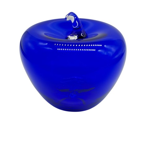 Fermacarte vintage blu cobalto