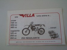 advertising Pubblicità 1981 MOTO VILLA 250 SM REGOLARITA'
