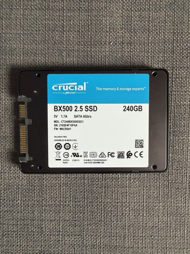 Ssd 240 crucial bx500 - ssd,