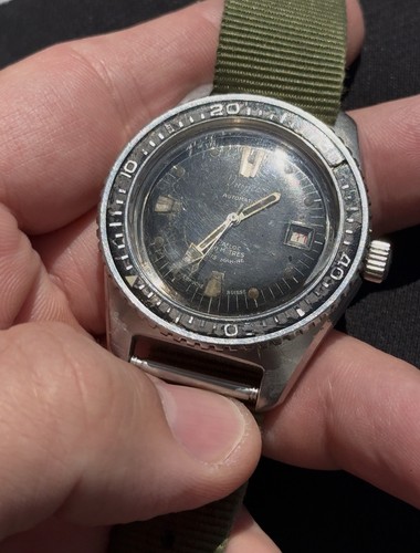 Rare vintage diver gilt - rare, dial