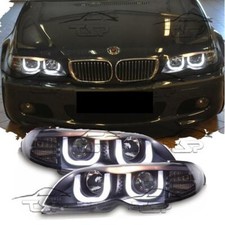 FARI ANTERIORI NERO LED ANGEL