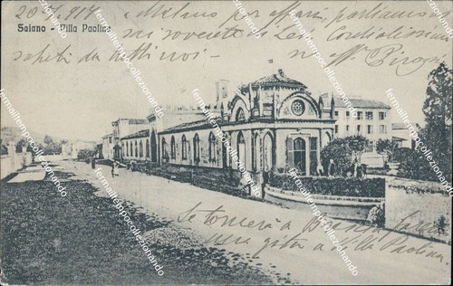 Bg131 cartolina saiano - cartolina, villa