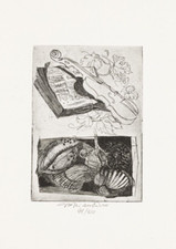 GIACOMO SOFFIANTINO 1929-2013 Opera Incisione Acquaforte entro folder originale